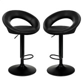 Hoxton Room Sergio Faux Leather Adjustable Bar Stools