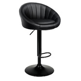 Hoxton Room Sylvester Faux Leather Adjustable Bar Stools