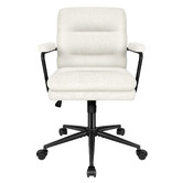 Hoxton Room Lewis Chenille Swivel Home Office Chair