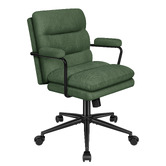 Hoxton Room Lewis Chenille Swivel Home Office Chair