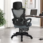 Hoxton Room Felix Mesh Executive Chair with Footrest