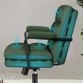 Hoxton Room Lewis Chenille Swivel Home Office Chair