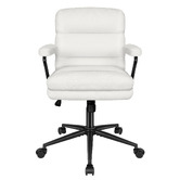 Hoxton Room Lewis Boucle Swivel Home Office Chair
