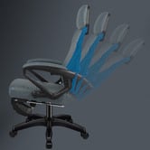 Hoxton Room Felix Mesh Executive Chair with Footrest