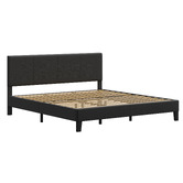 Hoxton Room Black Kyle Upholstered Bed