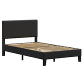 Hoxton Room Black Kyle Upholstered Bed
