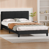 Hoxton Room Black Kyle Upholstered Bed