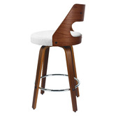 Hoxton Room 65cm Laureen Boucle Swivel Bar Stools