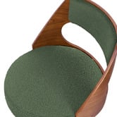 Hoxton Room 65cm Laureen Boucle Swivel Bar Stools