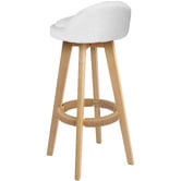 Hoxton Room 74cm Sofie Boucle Swivel Bar Stools