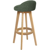 Hoxton Room 74cm Sofie Boucle Swivel Bar Stools
