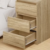 Hoxton Room Regal 3 Drawer Bedside Table