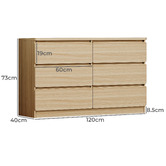 Hoxton Room Morgan 6 Drawer Chest