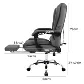 Hoxton Room Romeo Faux Leather Massage Office Chair