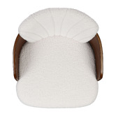Hoxton Room 66cm Amore Boucle Swivel Bar Stools