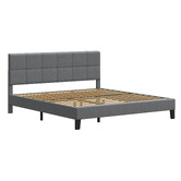 Hoxton Room Grey Cassandra Upholstered Bed