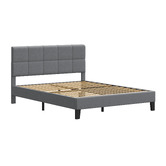 Hoxton Room Grey Cassandra Upholstered Bed