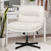 Hoxton Room 2 Piece Gregorie Velvet Office Chair &amp; Ottoman Set