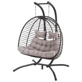 Hoxton Room Veejay 2 Seater Outdoor Hanging Egg Chair