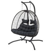 Hoxton Room Veejay 2 Seater Outdoor Hanging Egg Chair