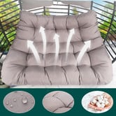 Hoxton Room Veejay 2 Seater Outdoor Hanging Egg Chair