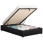 Hoxton Room Tiago Faux Leather Gas Lift Bed Base