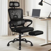Hoxton Room Black Sierra Mesh Back Office Chair