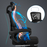Hoxton Room Black Sierra Mesh Back Office Chair