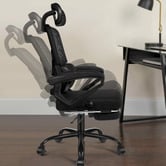 Hoxton Room Black Sierra Mesh Back Office Chair