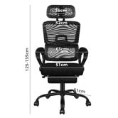 Hoxton Room Black Sierra Mesh Back Office Chair