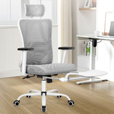 Hoxton Room Ares High Back Office Chair with Footrest