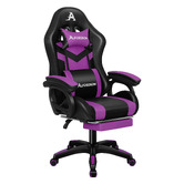 Hoxton Room Maximus LED Gaming Massage Office Chair with Footrest