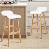 Hoxton Room 74cm Frances Faux Leather Barstools