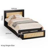 Hoxton Room Jerry Rattan Platform Bed