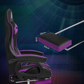 Hoxton Room Kostis Gaming Massage Office Chair with Footrest