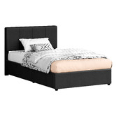 Hoxton Room Charcoal Macauley Gas Lift Bed Frame