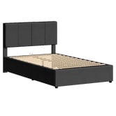 Hoxton Room Charcoal Macauley Gas Lift Bed Frame