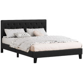 Hoxton Room Charcoal Vernon Upholstered Bed Frame