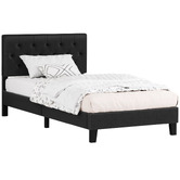 Hoxton Room Charcoal Vernon Upholstered Bed Frame