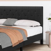 Hoxton Room Charcoal Vernon Upholstered Bed Frame