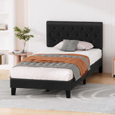 Hoxton Room Charcoal Vernon Upholstered Bed Frame