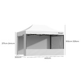 Hoxton Room 4.5 x 3m Neven Outdoor Pop-Up Gazebo