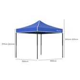 Hoxton Room 3 x 3m Sharma Outdoor Pop-Up Gazebo