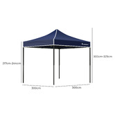 Hoxton Room 3 x 3m Sharma Outdoor Pop-Up Gazebo