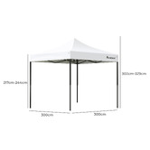 Hoxton Room 3 x 3m Sharma Outdoor Pop-Up Gazebo