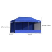 Hoxton Room 6 x 3m Felix Outdoor Pop-Up Gazebo