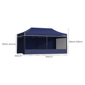 Hoxton Room 6 x 3m Felix Outdoor Pop-Up Gazebo