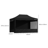 Hoxton Room 4.5 x 3m Neven Outdoor Pop-Up Gazebo