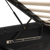 Hoxton Room Tiago Linen-Look Gas Lift Bed Base