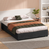 Hoxton Room Tiago Linen-Look Gas Lift Bed Base